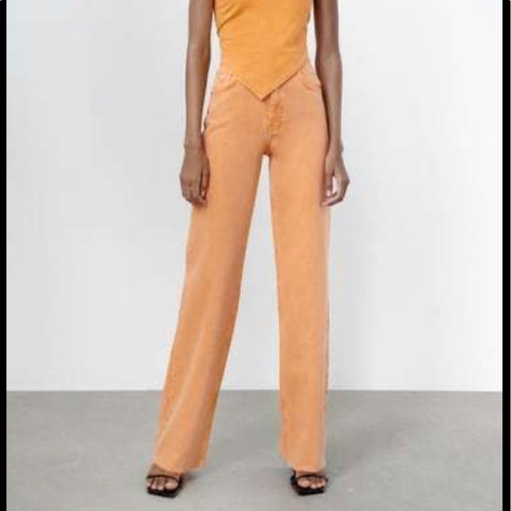 ZARA WIDE LEG JEANS